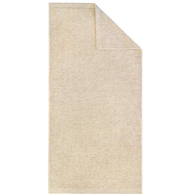 Handtuch DYCKHOFF "Deep Harmony Element", beige (natur), B:50cm L:100cm, Frottier, Obermaterial: 85% Baumwolle, 15% Hanf, Handtücher, 15% Hanf