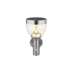 Globo Lighting Solarleuchte   ¦ grau ¦ Maße (cm): B: 15 H: 28