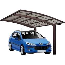 Ximax Carport Portoforte Typ 60 555 x 270 cm-mattbraun