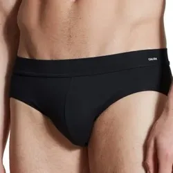 Calida Cotton Code Slip Schwarz Baumwolle Large Herren