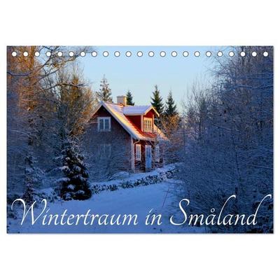 Wintertraum in Smaland (Tischkalender 2026 DIN A5 quer), CALVENDO Monatskalender