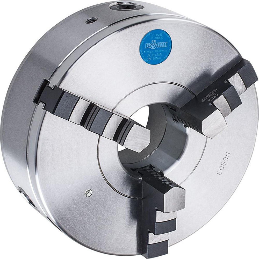 Dreibacken-Drehfutter DIN55027 Stahl 250mm KK6 RÖHM | 4019208026077