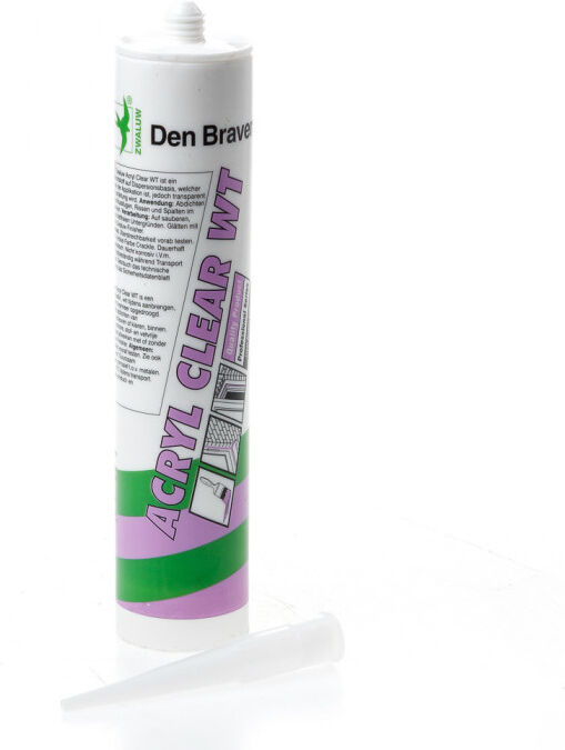 Den Braven Zwaluw Acryl Clear Wt Transparant (Silicryl)   8711595009225   Verf