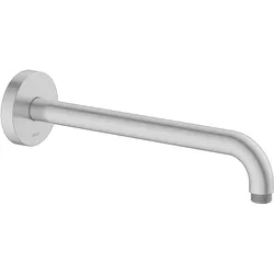 KEUCO Brausearm, Rosettenform rund, Ausladung 300 mm, 51688170300, Farbe: Aluminium-finish