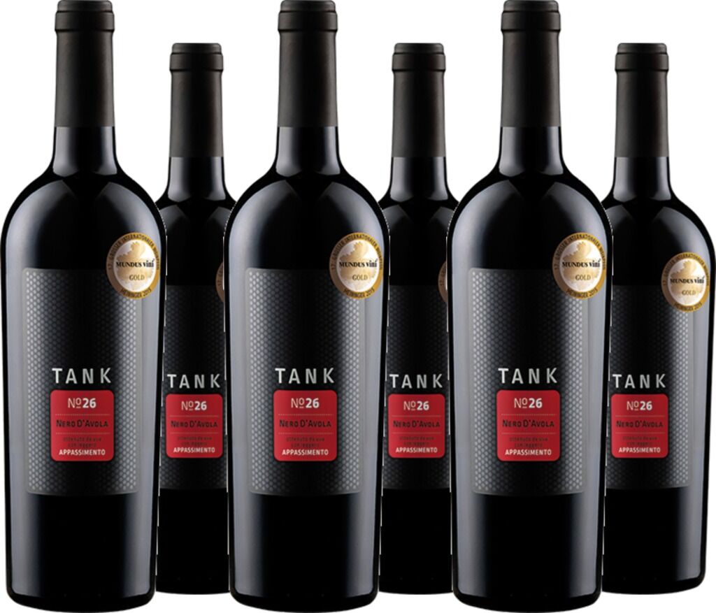 6er Vorteilspaket TANK 26 Nero d'Avola IGT Appassimento 2024 Camivini