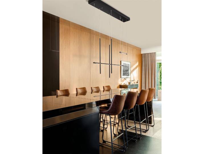 Lampe LED suspendue \ ELETTRA\ 20W 830 (blanc chaud) noir