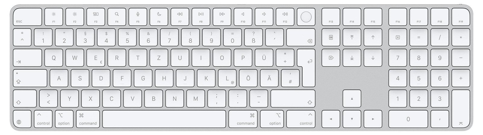 Apple Magic Keyboard met Touch ID en numeriek toetsenblok MXK73D/A