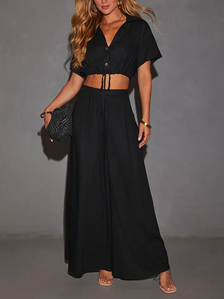 LA Angels Marlenehose in Schwarz - XL