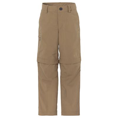 Zip-off-Hose VAUDE "KIDS DETECTIVE ANTIMOS ZO PANTS", Mädchen, Gr. 104, N-Gr, oat, Obermaterial: 100% Polyamid, Hosen Outdoorhose, für Wandern, mit Anti-Moskito-Ausrüstung, mit mehreren Taschen