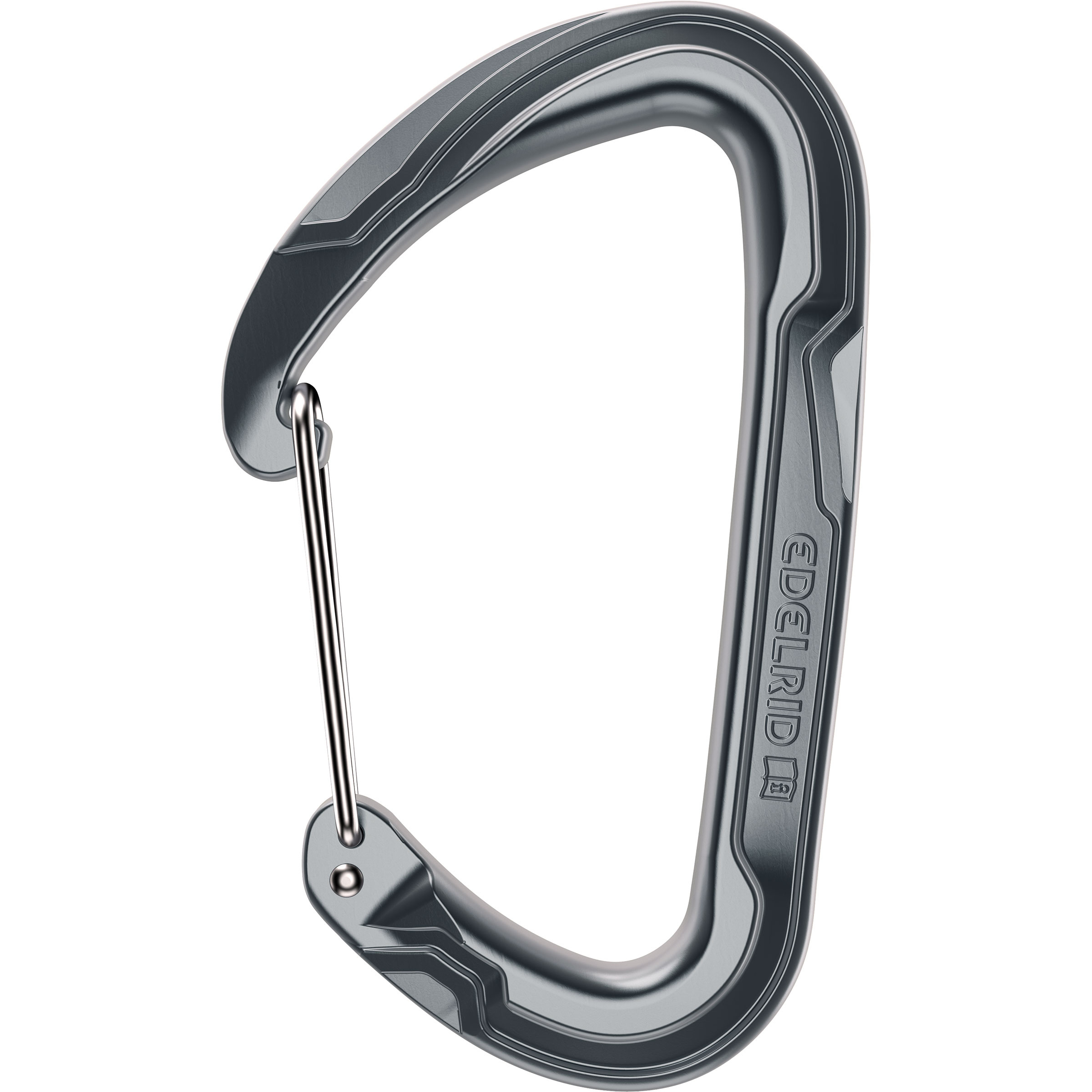 Edelrid Pure Wire Karabiner Karabiner grau Größe 000 Alpinklettern | Sportklettern