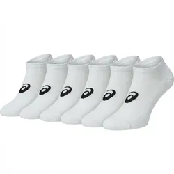 Asics Unisex 6 Pack Low Cut Sock weiß