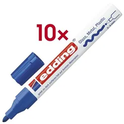 Edding 10x Lackmarker »750« blau