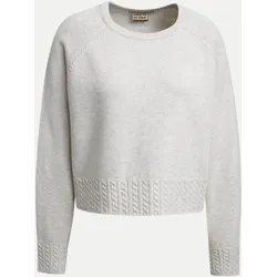 Pullover mit Rundhalsausschnitt 120-OAT MILK M