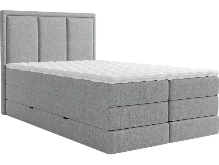 XORA Boxspringbett SWING, grau, Stoff