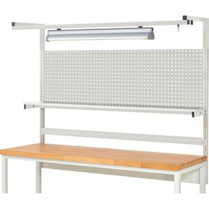 Rau System-Aufbau Komplettset 04, für Arbeitstisch/Werkbank mit Produktbreite 200cm
