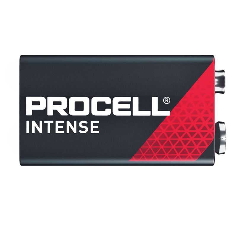 DURACELL Batterie Alkaline, E-Block, 6LR61, 9V Procell Intense, Retail Box (10-Pack)