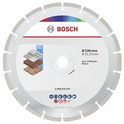 Bosch Accessories 2608615044 2608615044 Diamanttrennscheibe Durchmesser 230 mm Bohrungs-Ø 22.23 mm Beton, Ziegel, Weichgestein 10 St.