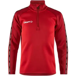 CRAFT Squad 2.0 1/2-Zip Trainings-Top Kinder 430476 - bright red/express 134/140