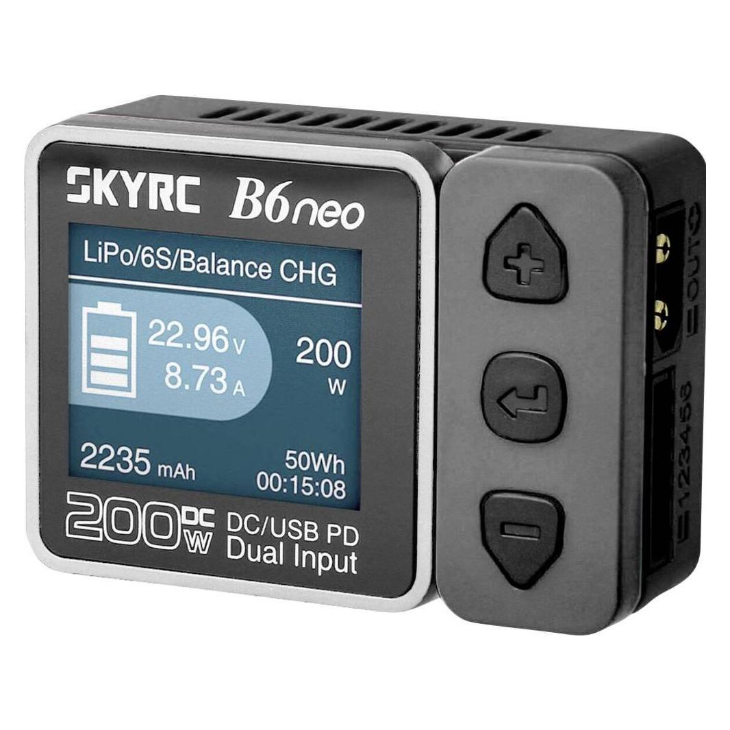 SkyRC B6neo Ladegerät grau LiPo 1-6s 10A 200W (SK100198-02)