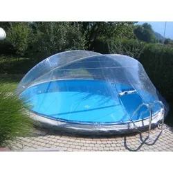 Cabrio Dome Überdachung für Stahlmantel Rundbecken,Ø 5.50 m