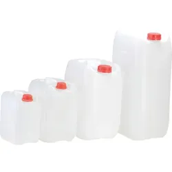 Industrie-Kanister HDPE 5l ohne Skala 145 x 195 x 252mm stapelbar Tragegriff