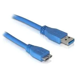 DeLOCK Micro USB 3.0 - 1M USB Kabel USB A 5 Gbit/s Blau