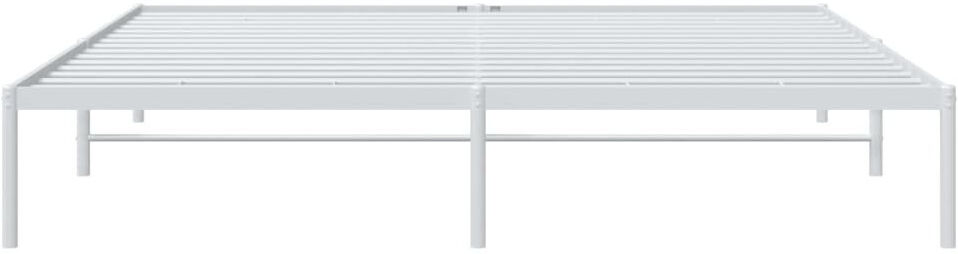 White Noise Bintou Bed White 183 x 213cm