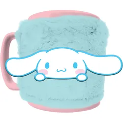 SANRIO (CINNAMOROLL) Tasse mit Plüsch-Bezug - rosa