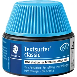 STAEDTLER 488643 - Nachfüllstation, Textsurfer 364, blau