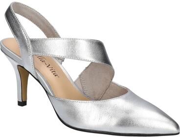 Bella Vita Arabella - Womens 7 Metallic,Silver Pump N