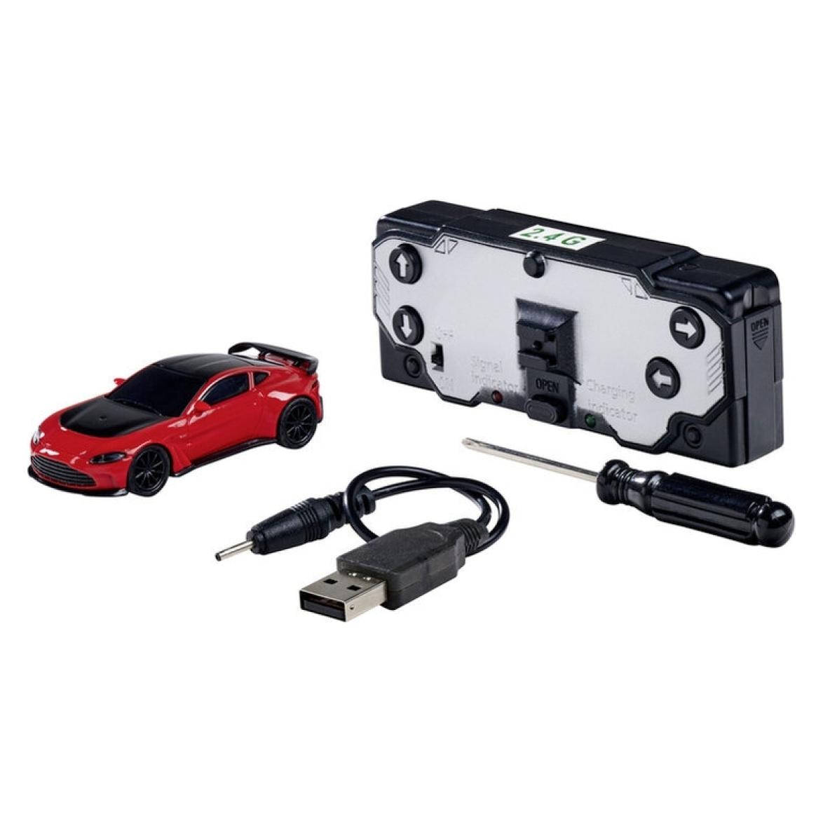 Carson 1:64 Nano Racer Ast.Martin V12 Vant. rot (500404338)