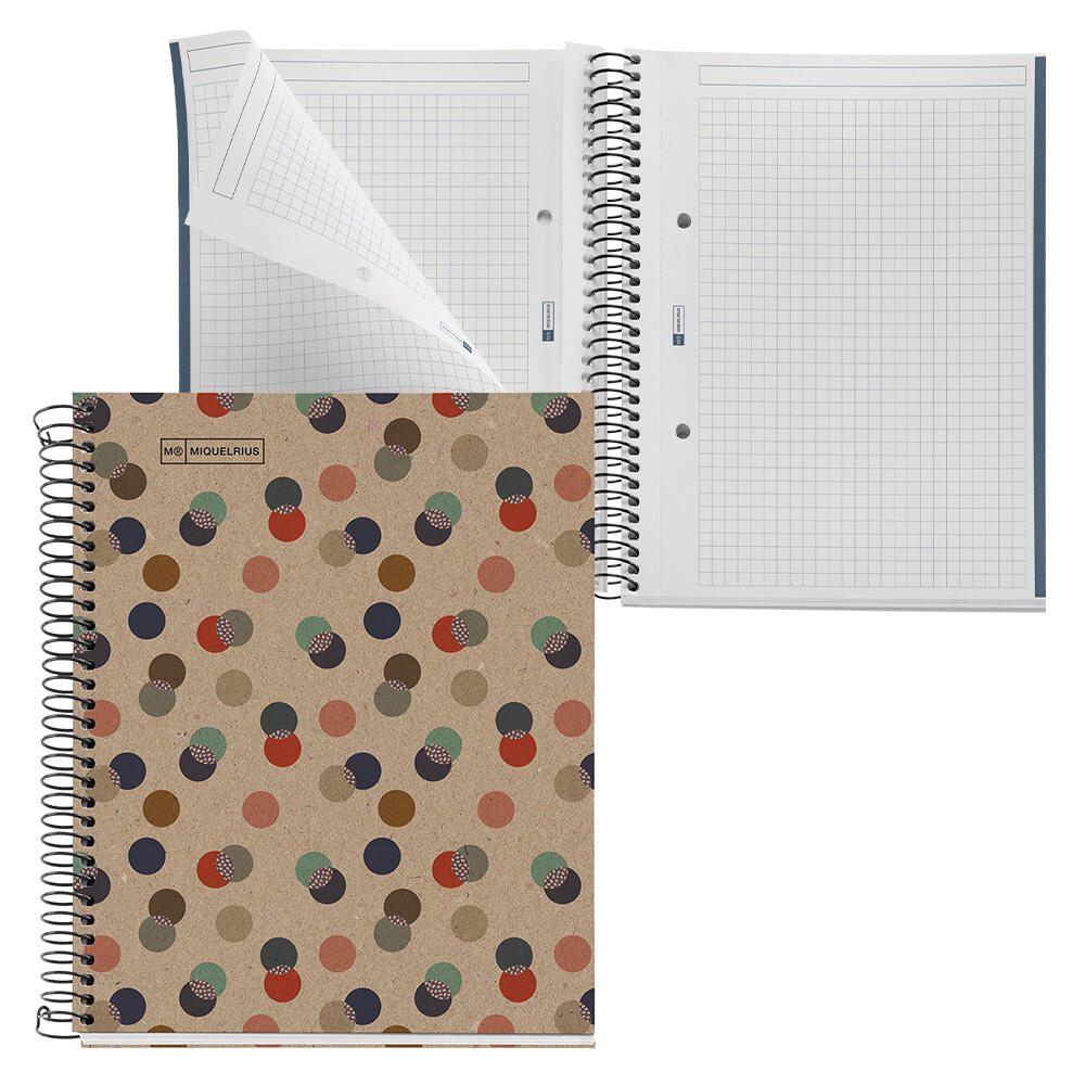 MIQUELRIUS Collegeblock DIN A5 kariert bunt A615699