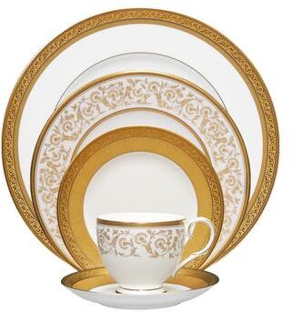 Noritake Summit Gold 5-Piece Place Setting, Service for 1