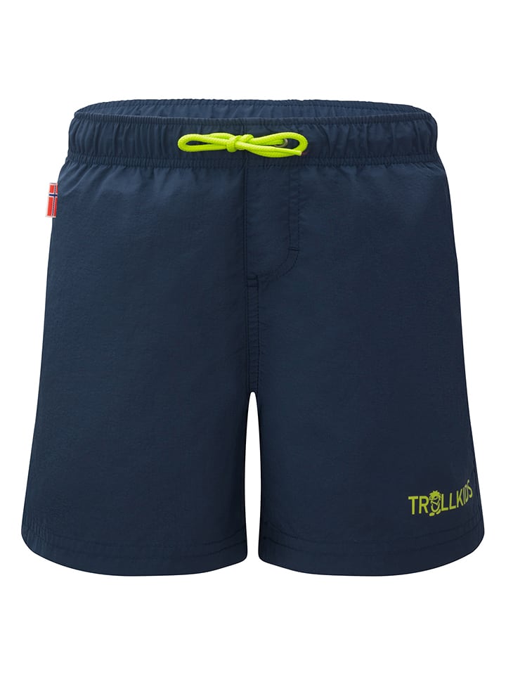 Trollkids Badeshorts "Balestrand" in Dunkelblau - 92