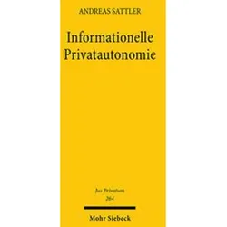 Informationelle Privatautonomie, Fachbücher von Andreas Sattler