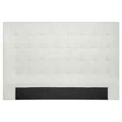 Bettkopfteil gepolstert beige Stoff 180 cm HALCIONA