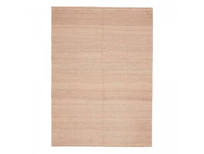 Tapis Kilim 171 X 237 Cm\, Faux Uni\, Beige Et Crème\, Laine Naturelle Tissée À Plat\, Artisanat Iranien