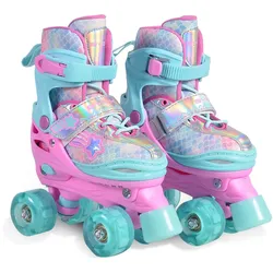 Byox Rollschuhe Ariel, leuchtende PU-Rollen, ABEC-5 Lager, Größe M (34-37)