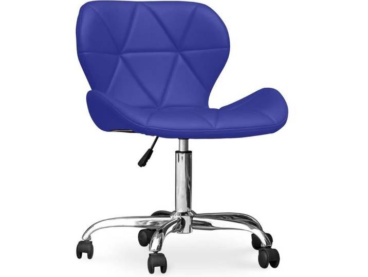 Chaise de bureau rembourrée PU - Winka Bleu
