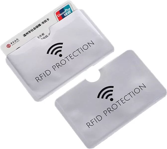 INF Lot de 12 pochettes de protection de cartes RFID