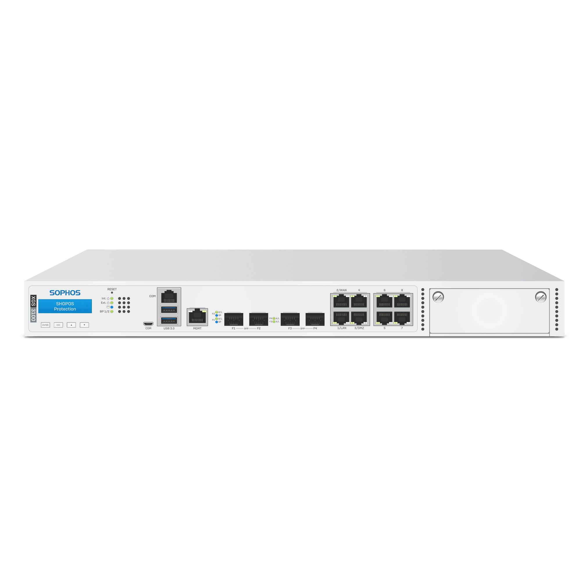 Sophos XGS 3100 Security Appliance (XG3ATCHEUK)
