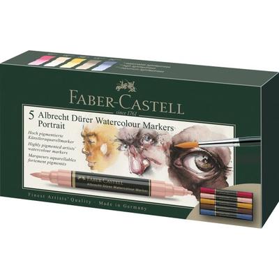 FABER-CASTELL Faber Castell Aquarellmarker A.Dürer 0,8mm Portrai 5er Etui