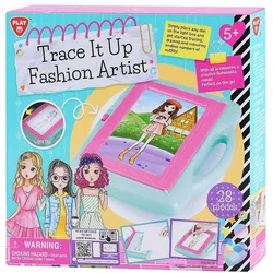 Play Drawing Projektor Tracing Fashion Artist Set, 28-tlg.