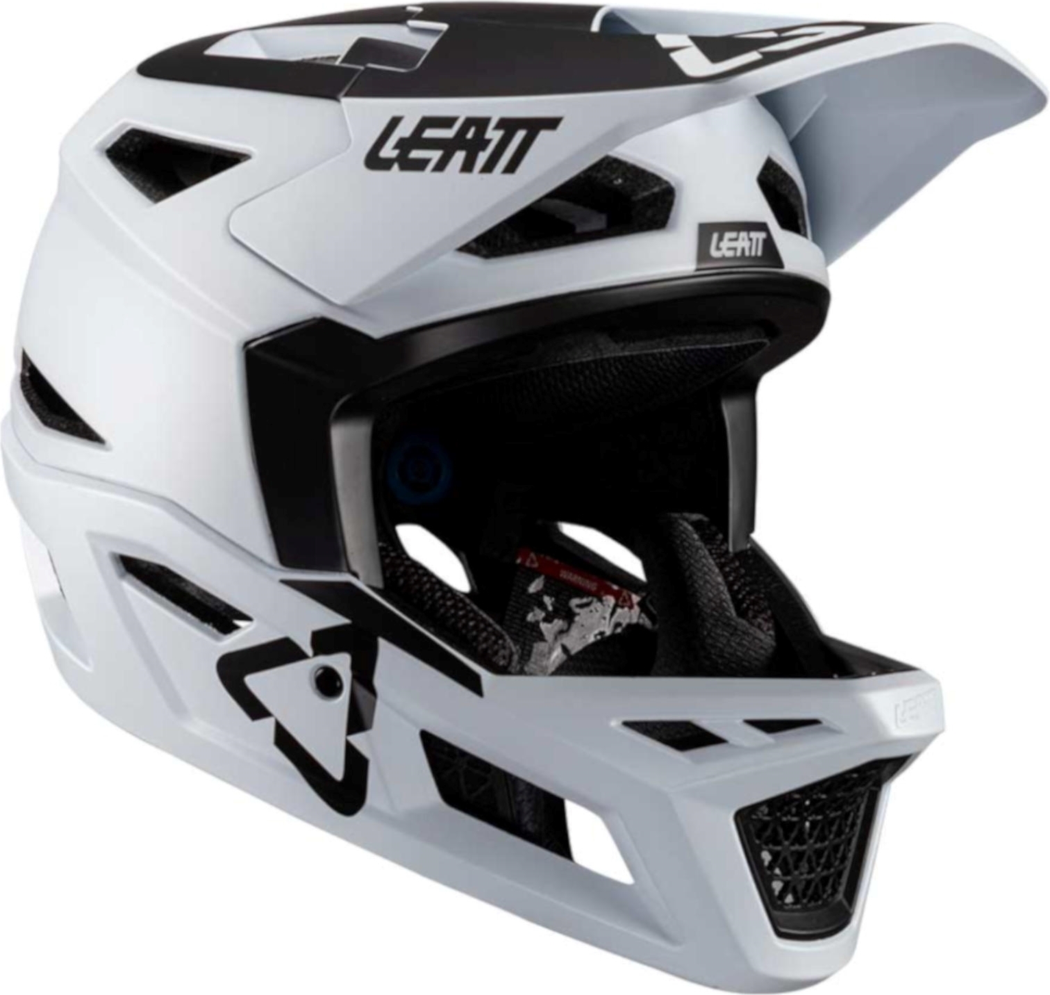 Leatt Gravity 4.0 V24 Downhillhelm Weiß M Weiß M