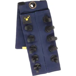tee-uu CHECKER POUCH Manschette Blau 47 x 2 x 11 cm