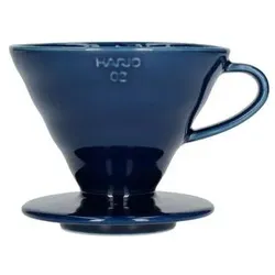 Hario Drippery V60-02 Indigo (500 ml Farbe Indigo Karmin), Kaffeebereiter, Blau