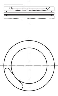 MAHLE Kolben 0110812