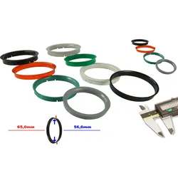 WamSter® 4 Zentrierringe 65,0mm - 56,6mm
