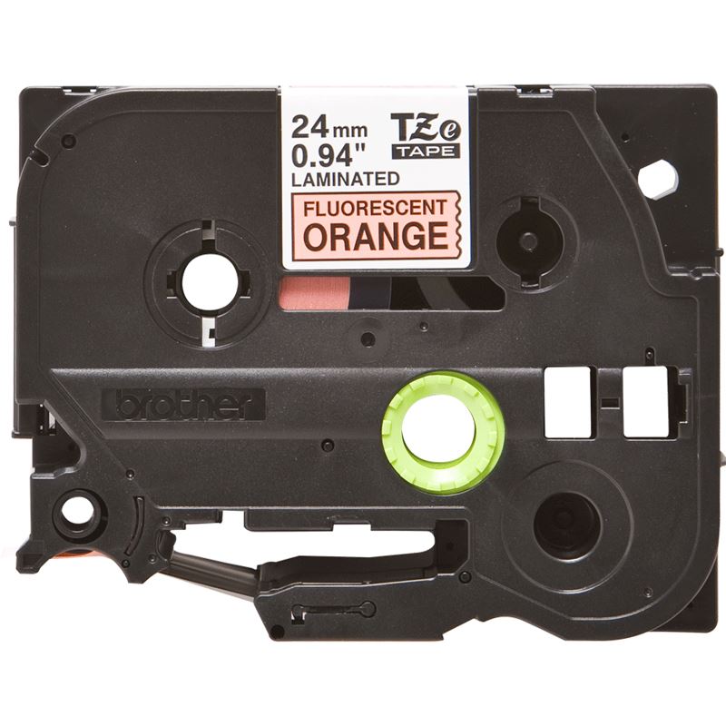 Brother P-Touch TZE-B51 black on neon orange 24mm