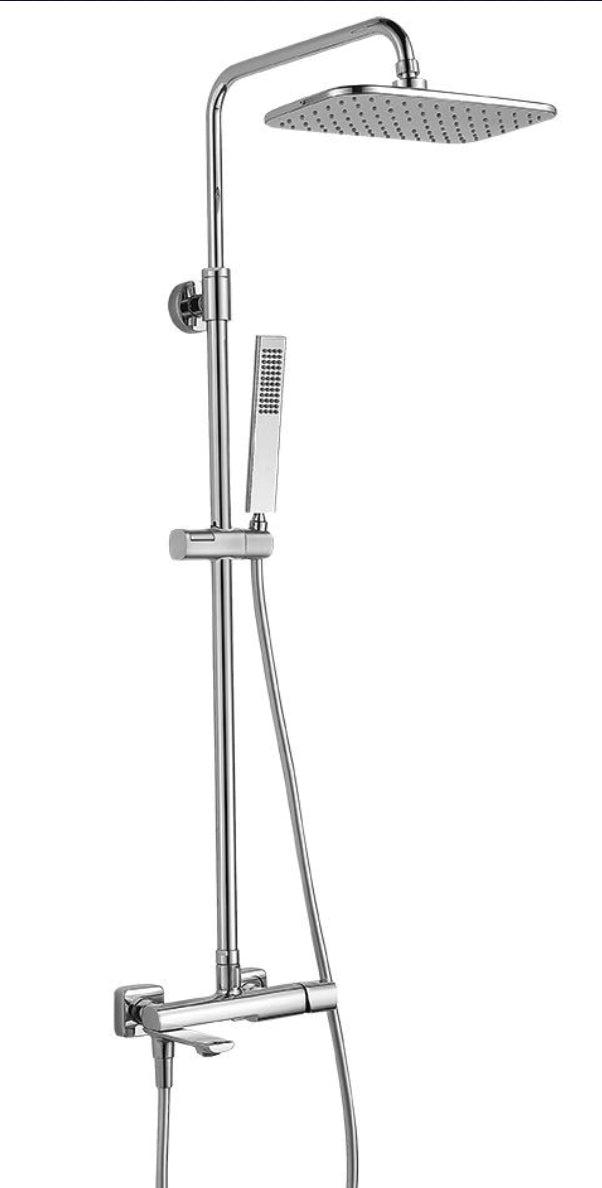 Duschsäule mit Einhebelmischer verchromt